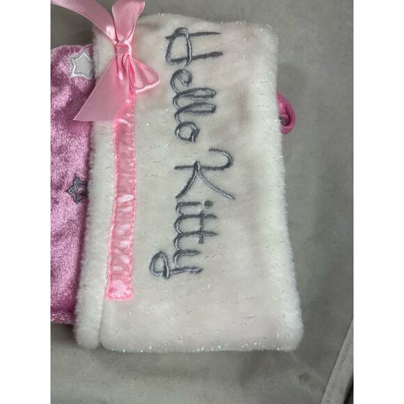 Sanrio Hello Kitty Angel Holiday Christmas Stocking Pink Sequins Glitter 2006 - Picture 6 of 9